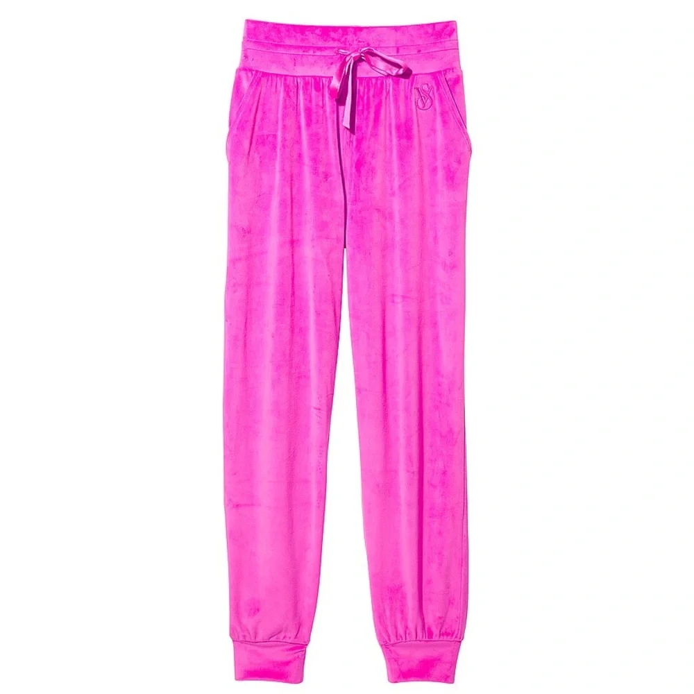 Victoria's Secret Velour High Rise Joggers - Picture 4 of 9